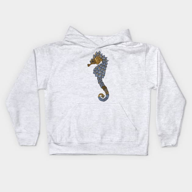 Seahorse Kids Hoodie by AlondraHanley